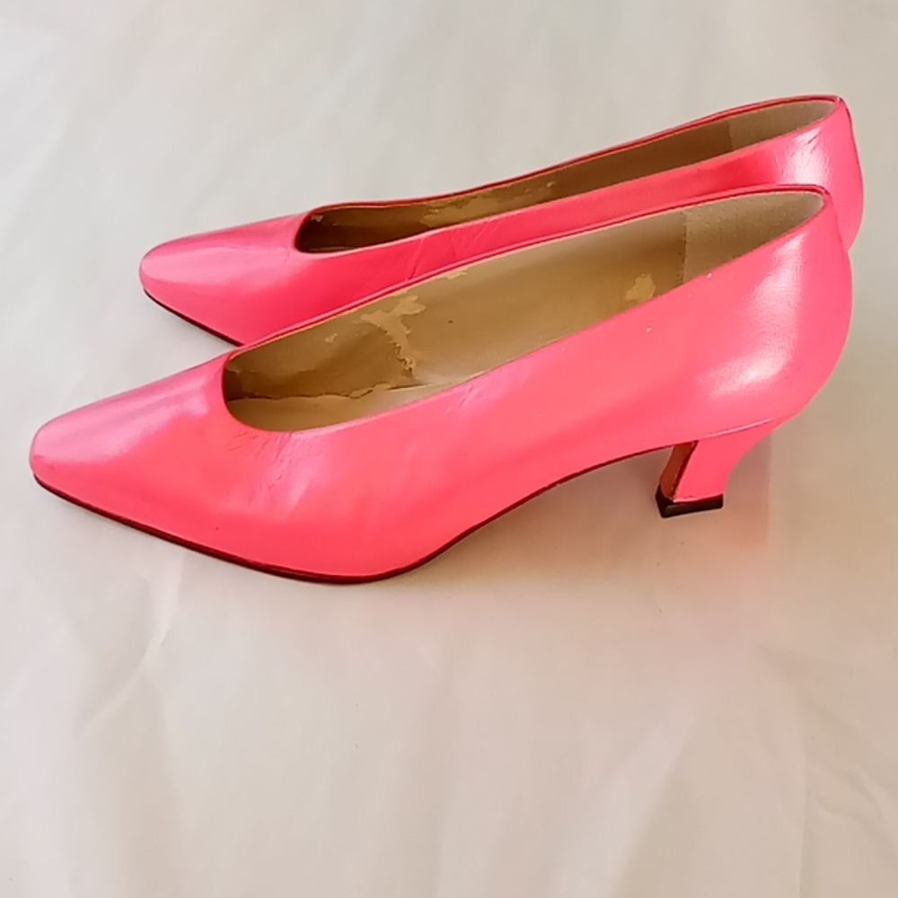 Enzo Angiolini pink heels size 8.5 - Picture 4 of 8